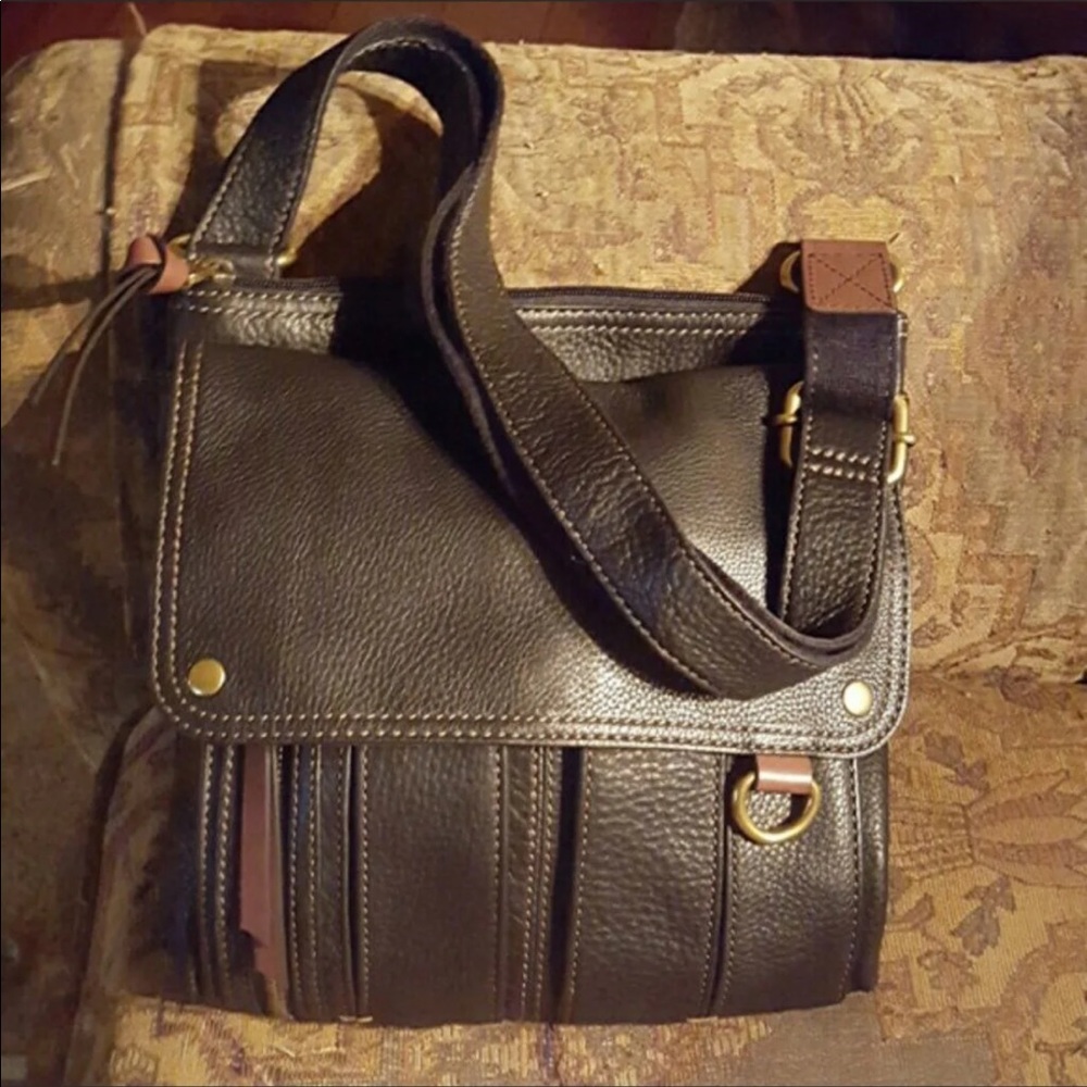 Black Fossil Travel Bag